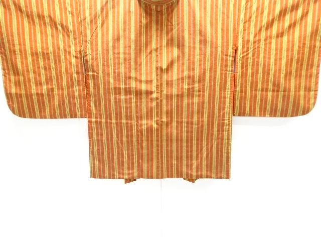 JAPANESE HAORI / TSUMUGI / WOVEN STRIPE